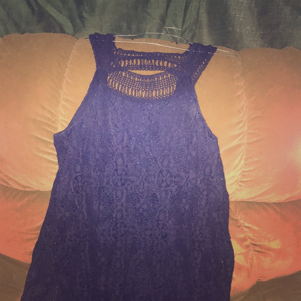 Blue dress
